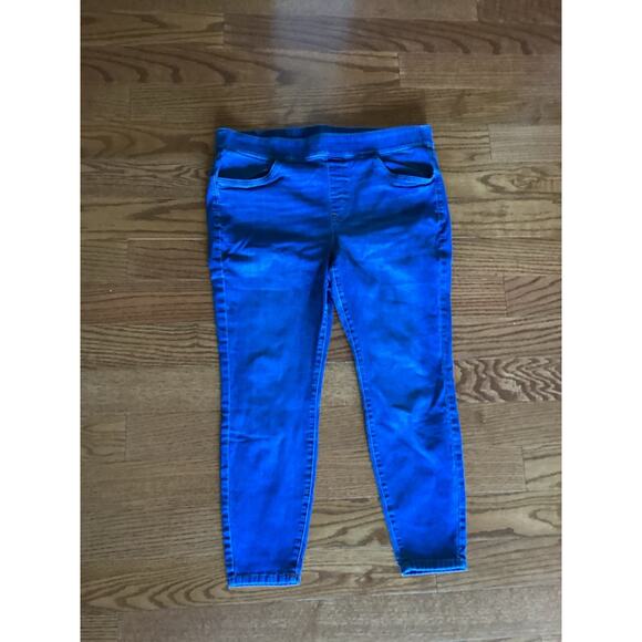 EVRI Denim Blue Pull-On Jeans Jegging Size 16W - Picture 1 of 6